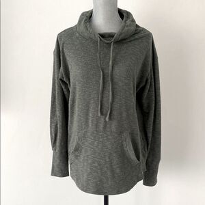 Prana Green Performance Stretch Long Sleeve Pullover Frieda Top Medium Casual